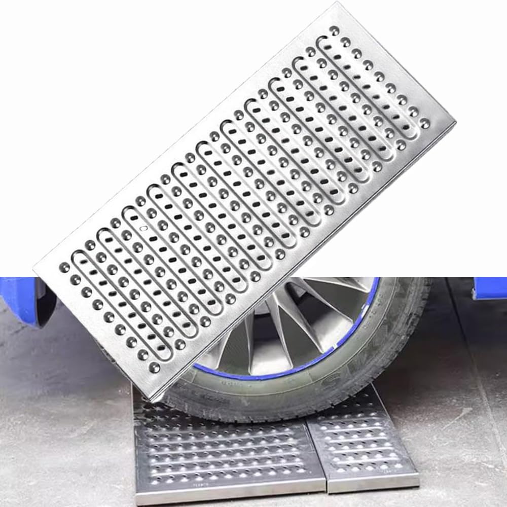 Drain antidérapant 40x58 cm en inox contre les inondations de cour