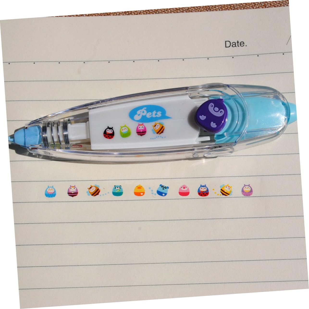 STOBOK 15pezzi Nastro Correttivo Decorativo Con Design Carino Per Scrapbooking e Diario Facile Da Usare Per Ufficio e Scuola