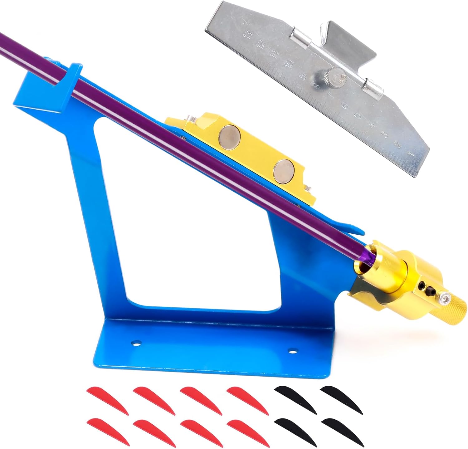 Archery 8000 RPM Electric Arrow Shaft Saw & Arrow Fletching Jig