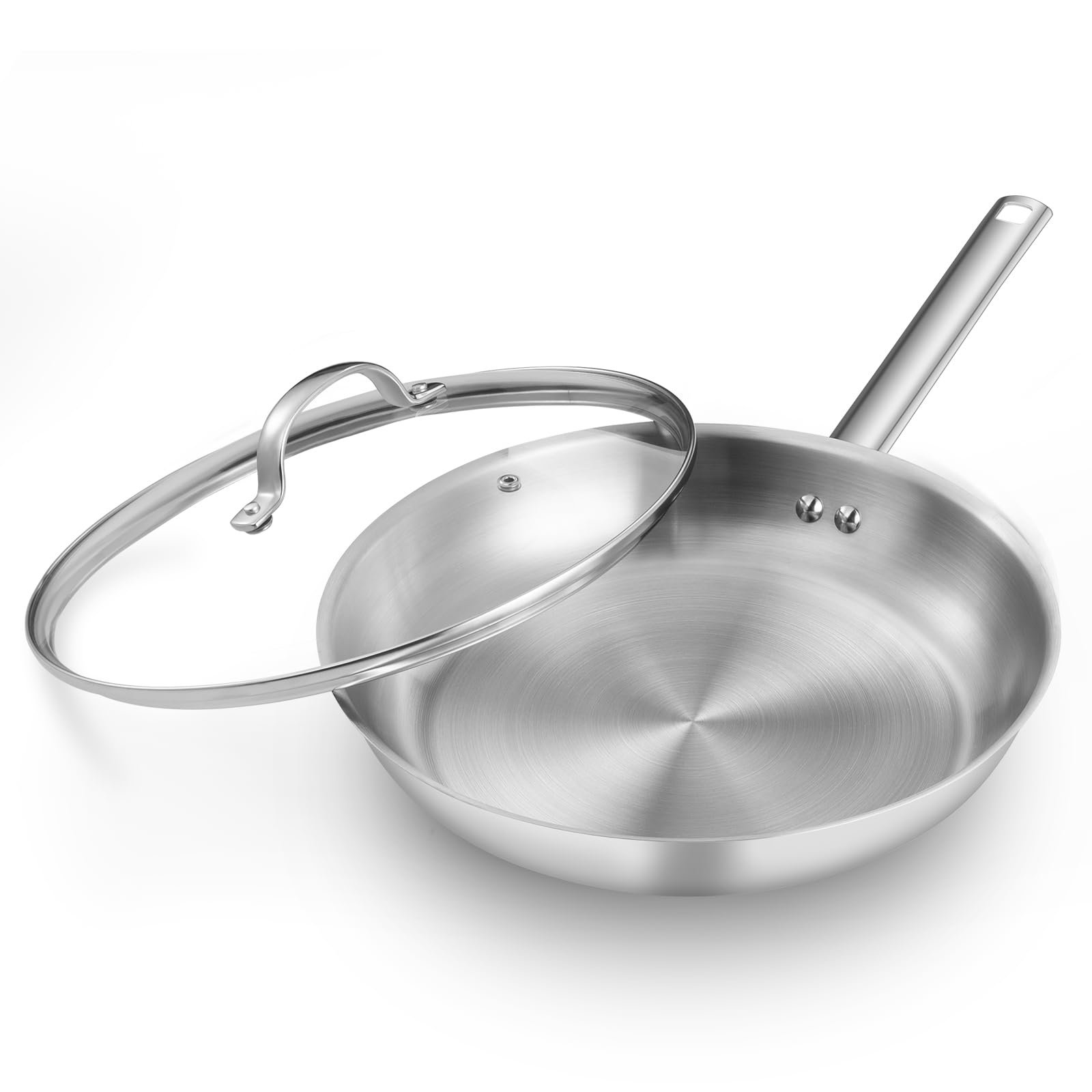 Buy Deluxe Oil Gather Pro Stainless Steel Skillet, 11 Inch Frying Pan