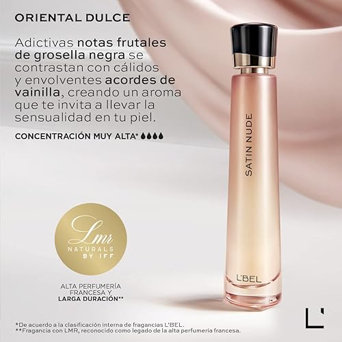 Miniatura 3 de L'BEL  Perfume Satin Nude para Mujer de Larga Duración 1.7 fl oz