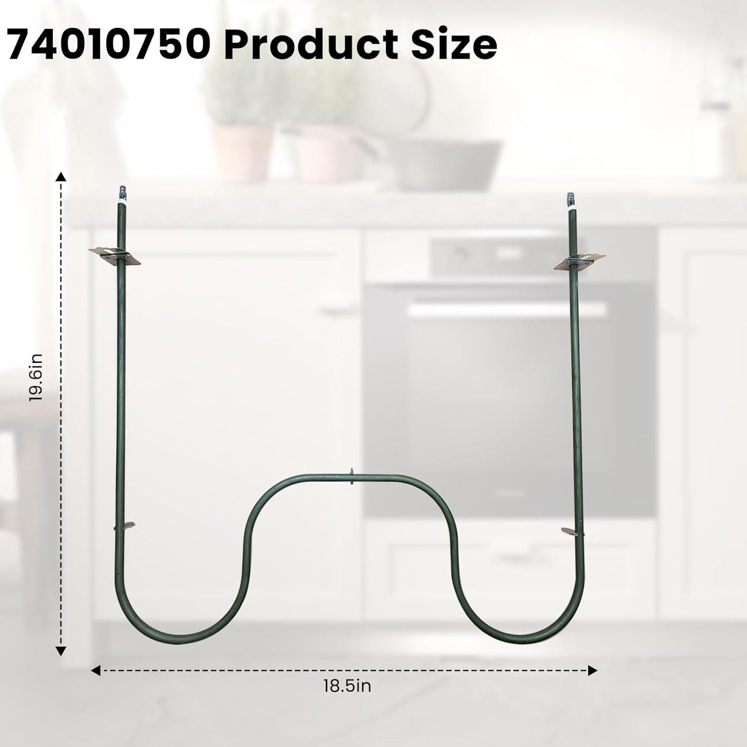 74010750 WP74010750 Oven Broil Element Compatible With Jenn-Air Electric Slide-In Range,Replacement 74003039,7406P425-60,WP74010750VP,1184162,AP6011209,PS11744404,EAP11744404