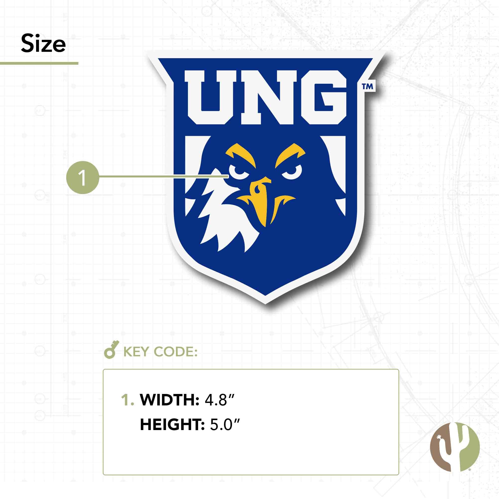 University Of North Georgia NCAA Sticker Sheet - Vinyl Decals For Laptop, Water Bottle, Car & More (7 Stickers) - View #5