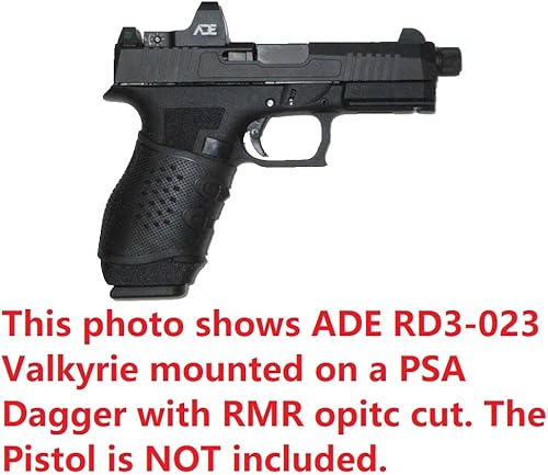 Miniatura 5 de Ade Advanced Optics Valkyrie RD3-023 Generation 2 - Mira de punto verde, tierra oscura plana, compatible con pistolas RMR/SRO