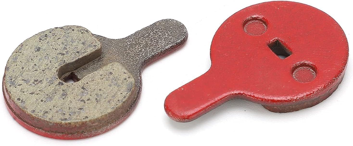 4 Pairs Bike Disc Brake Pads, Resin Semi‑Metal Oil Brakes Pad Low Noise Cycling Mute & Smooth Brake Pads Replacement for BOL BB8 BB5 M446 Electric Scooter & Mountain Bike Bicycle Accessory