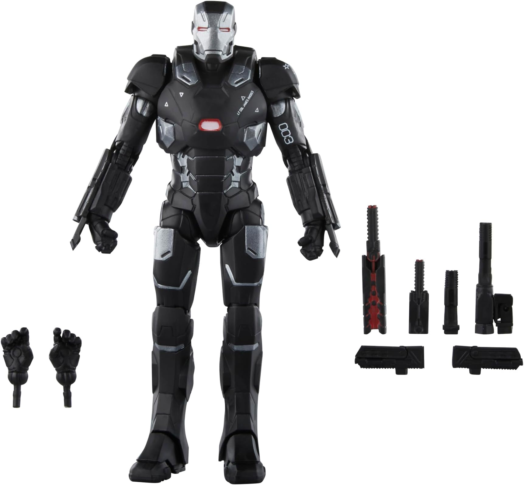 Avengers Marvel Legends Series Warmachine, Infinity Saga Civil War Captain America 6" Size Action Figure, Marvel Legends Action Figure F6516 Authentic