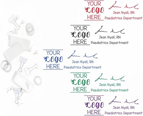 Miniatura 3 de Sello de logotipo Sello de negocios personalizado