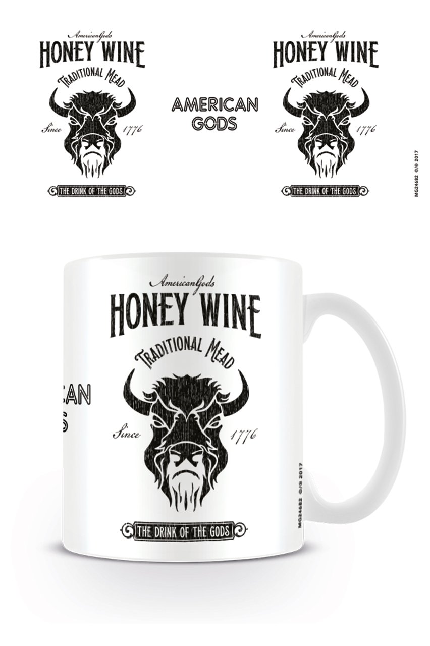 Pyramid International Tazza In Ceramica American Gods (Miele Vino) - Ufficiale, Multicolore 11 Cm