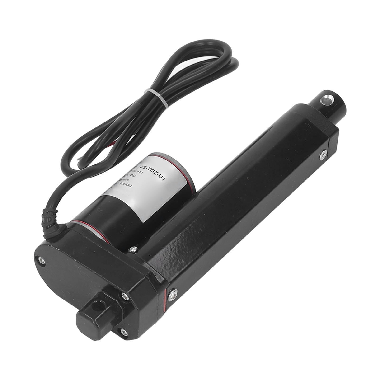 Actuador Lineal de 12 V, Actuador Eléctrico de AleacióN de Aluminio de Empuje 1000 N de de 100 Mm, con Soporte de Montaje y Control Remoto, Ideal para Cama, sofá, Elevación Industrial (#2)