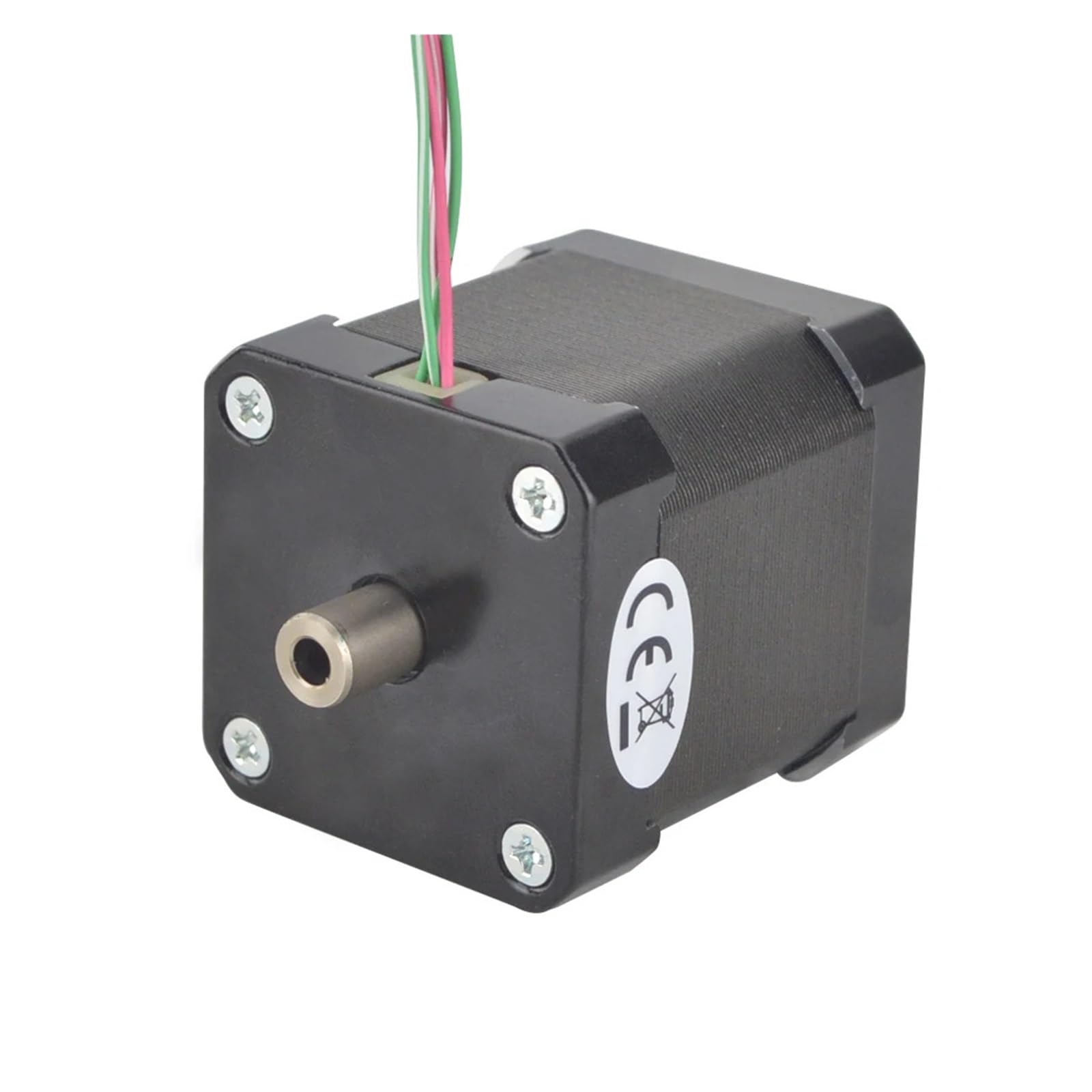 1 szt. Nema 17 silnik krokowy z wałem drążonym 48 mm dwubiegunowy 0,36 Nm (1204.57 g.in) 1.5A 42 4-ołowiowy do DIY CNC drukarki 3D