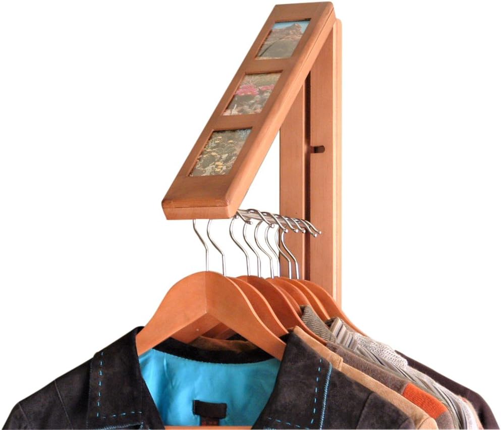 InstaHanger Picture Perfect Closet Organizer, The Original Folding Drying Rack, Wall Mount