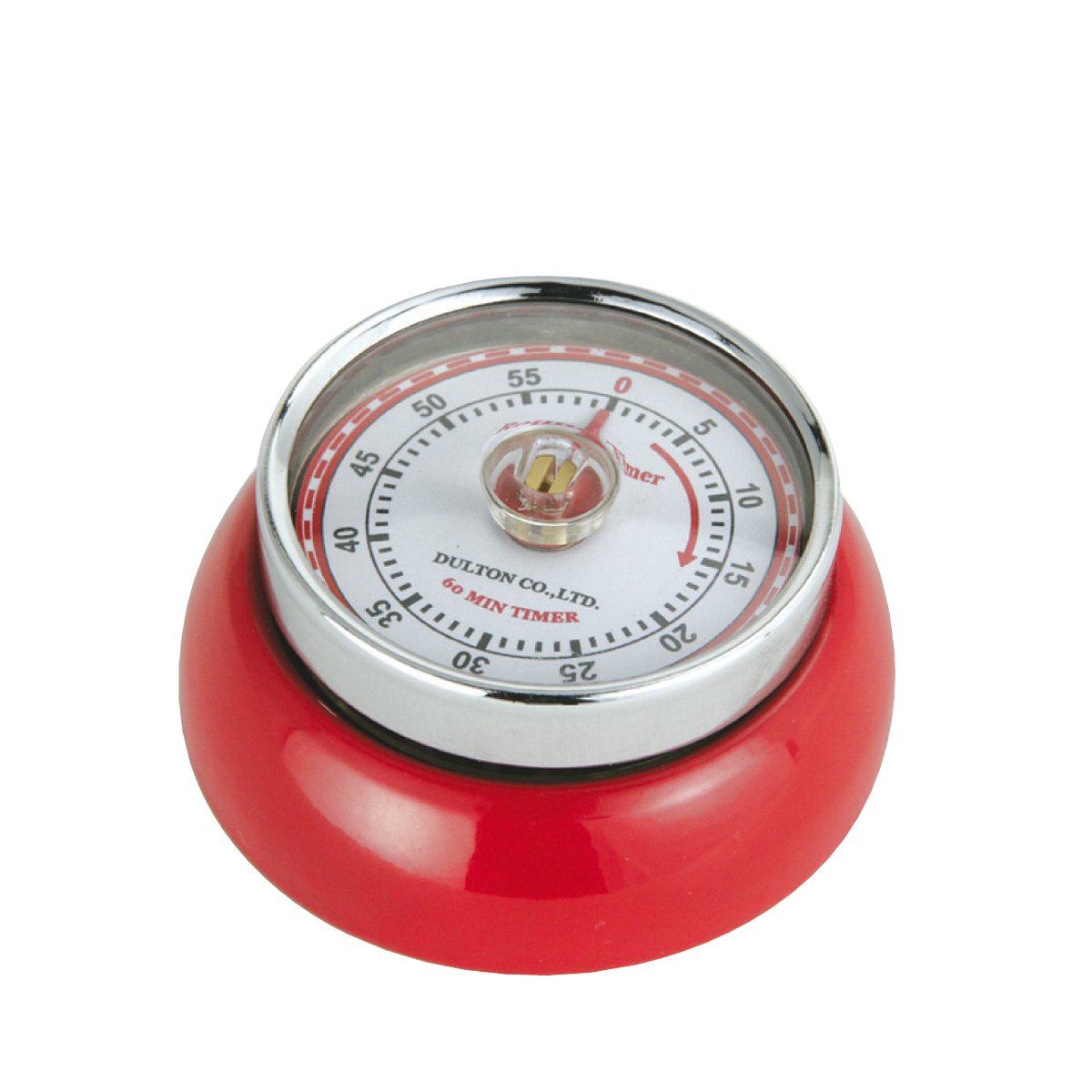Zassenhaus Timer Speed in Metal, Red