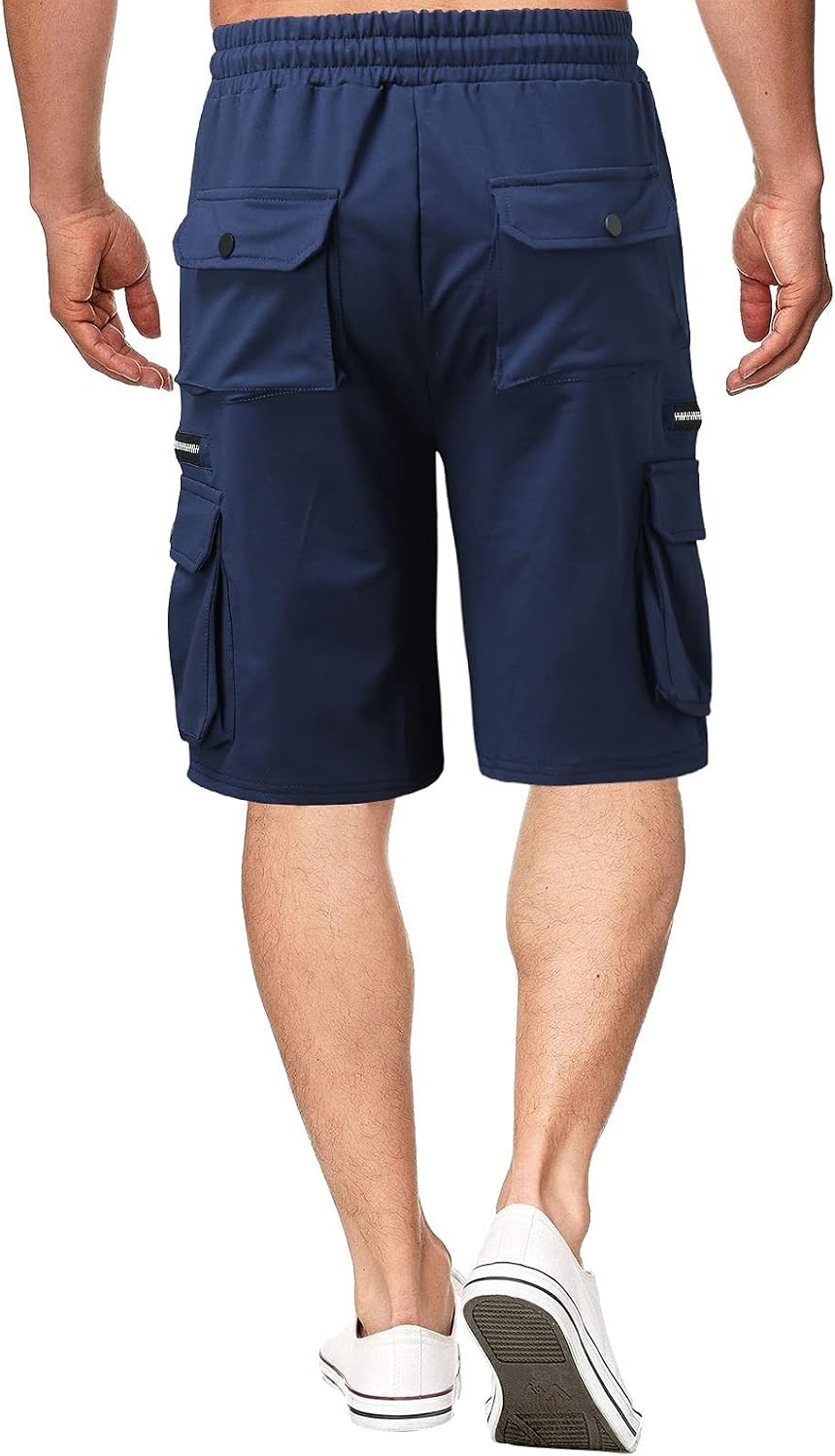 RTRDE Men's Shorts Casual Hiking Cargo Shorts Work Casual Summer Lightweight Bermuda Shorts with Pockets Golf, M-4XL