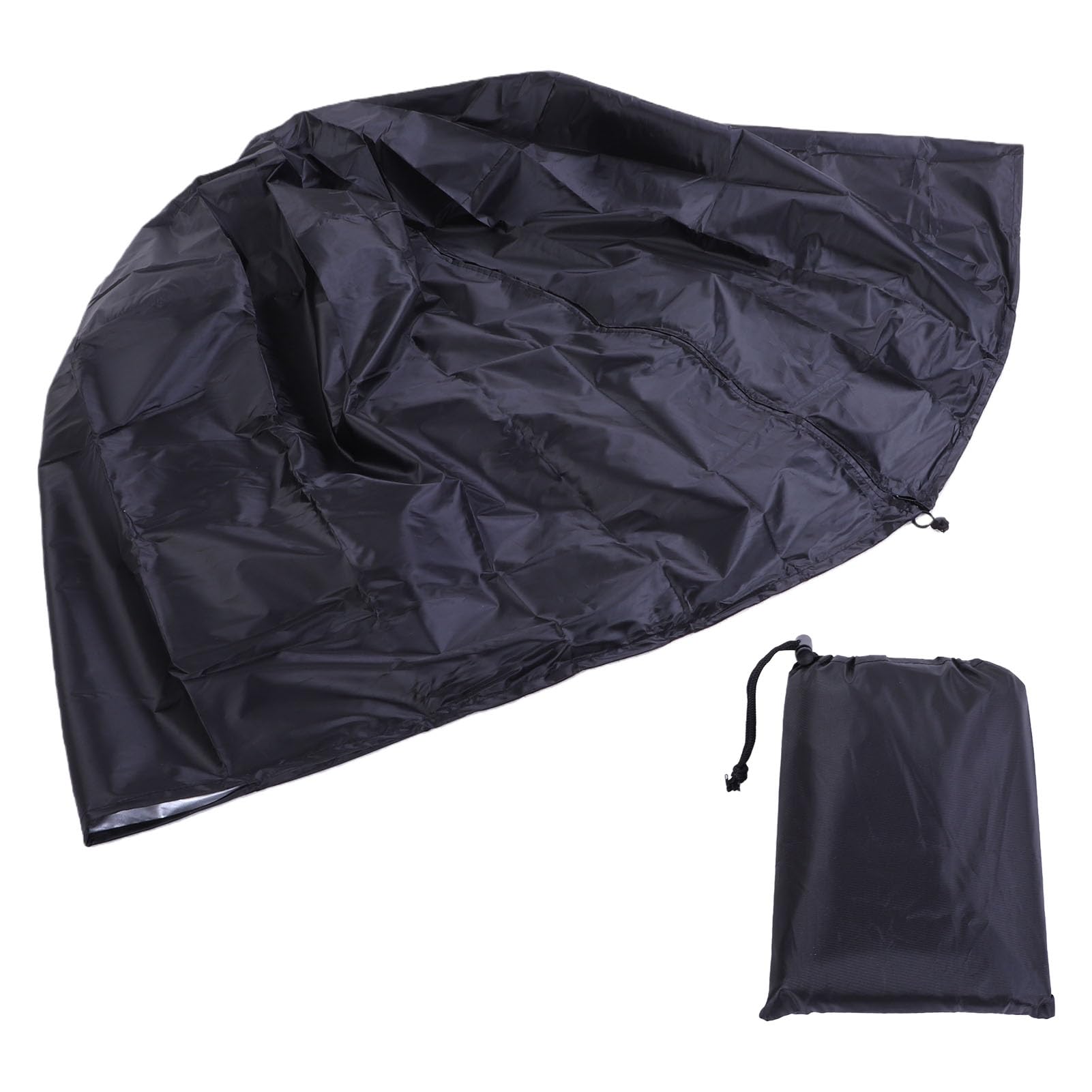 Cubierta para muebles de jardín tipo huevo redonda 420D 47,2x18,1x35,0 in