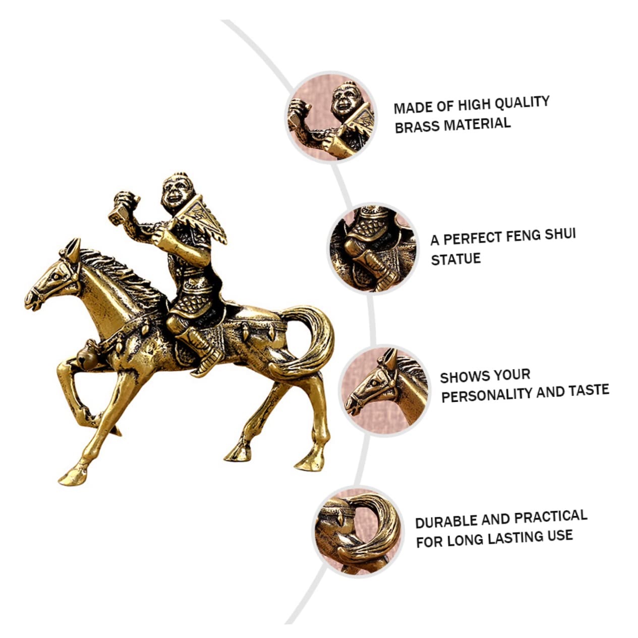 Amazon.co.jp: PATKAW 1個 工芸品 ブロンズ オーナメント サルの