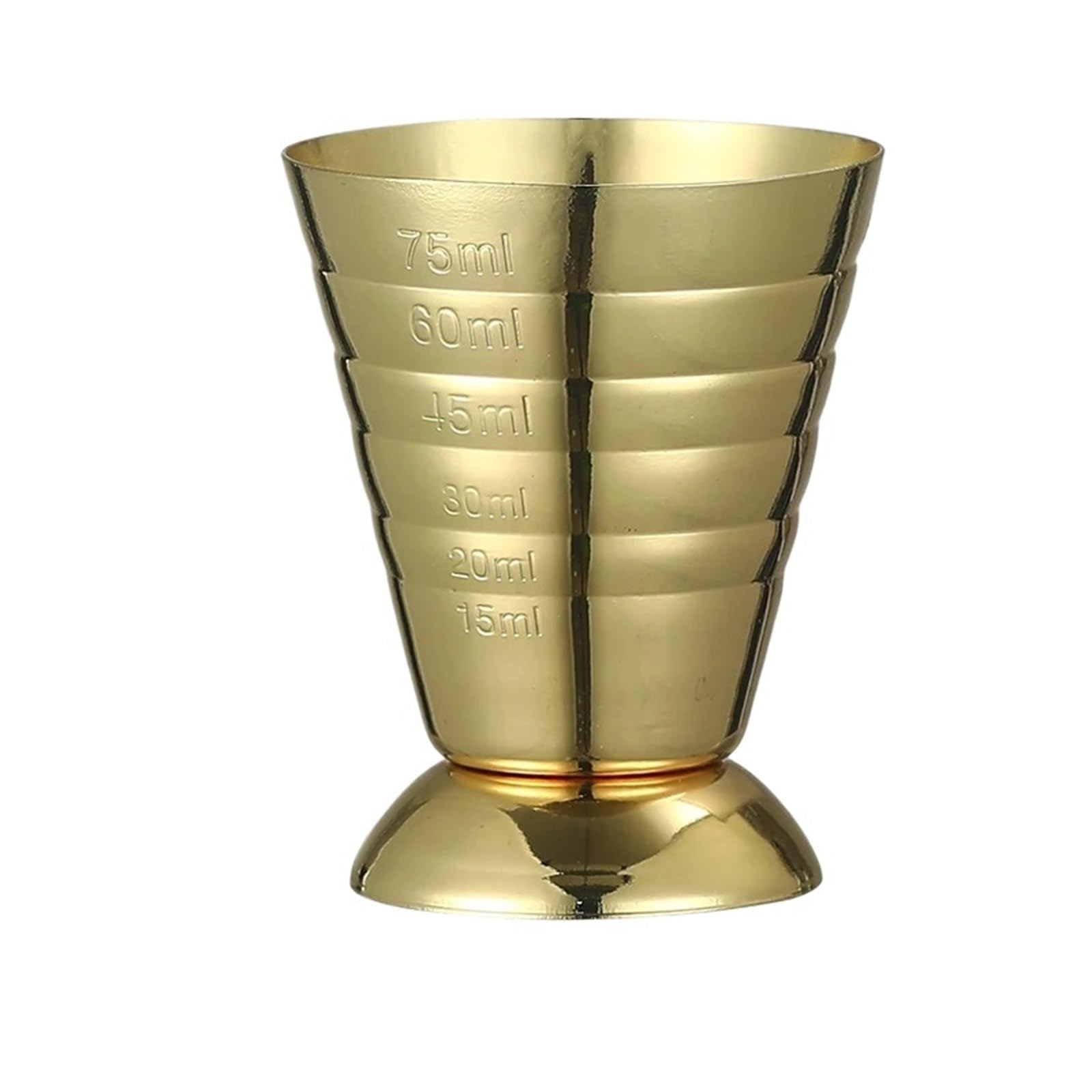 Cocktail Jigger Bar Mesure Niveau(Gold Plated)