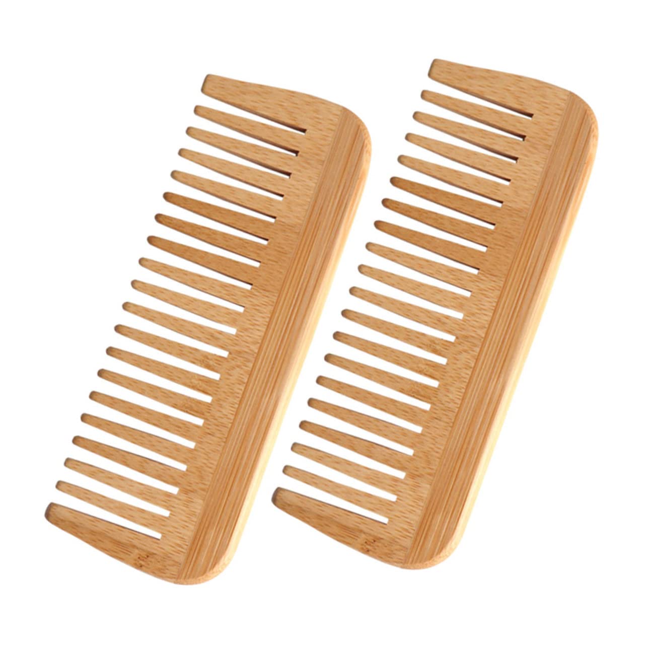 Beavorty 8piezas Peine De Madera Antiestático De Doble De Peines Para Masaje y Para Mujeres y Estimula La Circulación Sanguínea y Reduce El Frizz