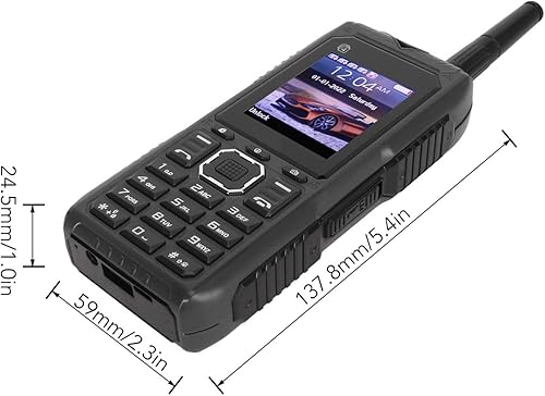 Miniatura 7 de Yunseity Teléfono celular desbloqueado para personas mayores, S555 Una tecla para marcar SOS Simple Teléfono celular, 4800 Mah Ultra Long Standby