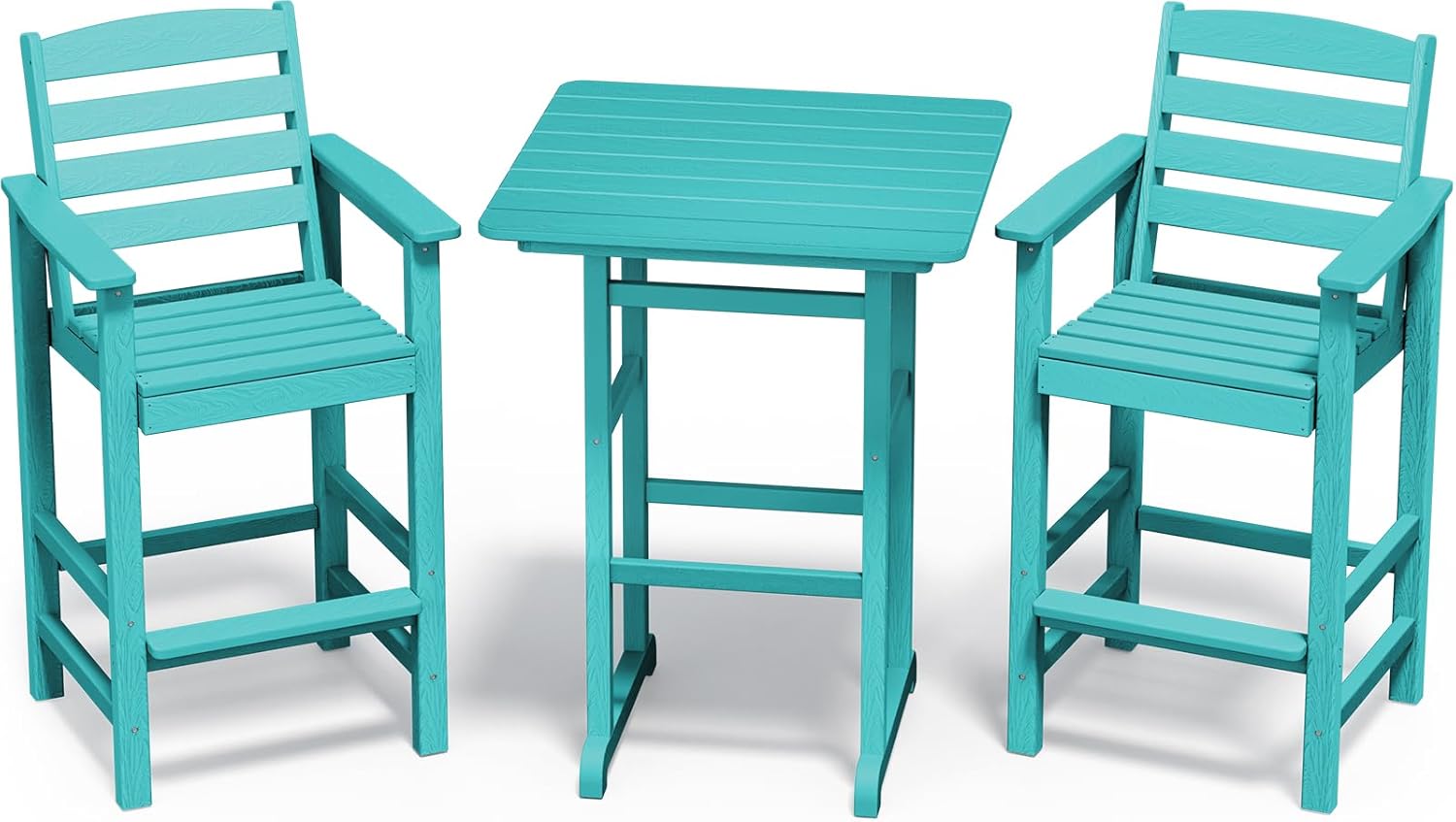 Amazon.com: SERWALL Balcony Adirondack Chairs and Table 3 Pieces Set