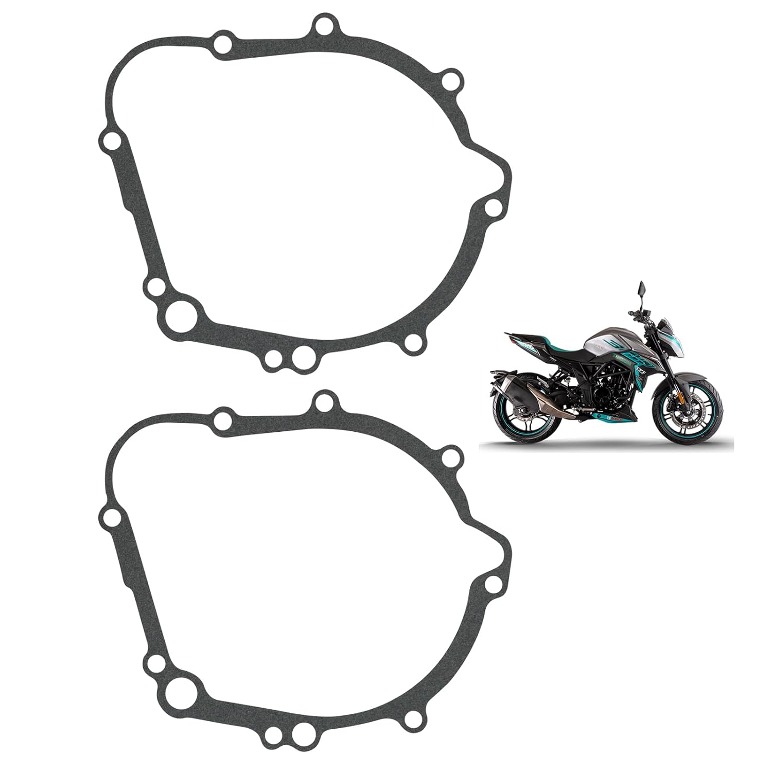 2 Pack Stator Crankcase Cover Gasket Replacement Compatible with 2006-2019 GSXR600 GSXR750 Series Model, Replaces Part #11483-01H00