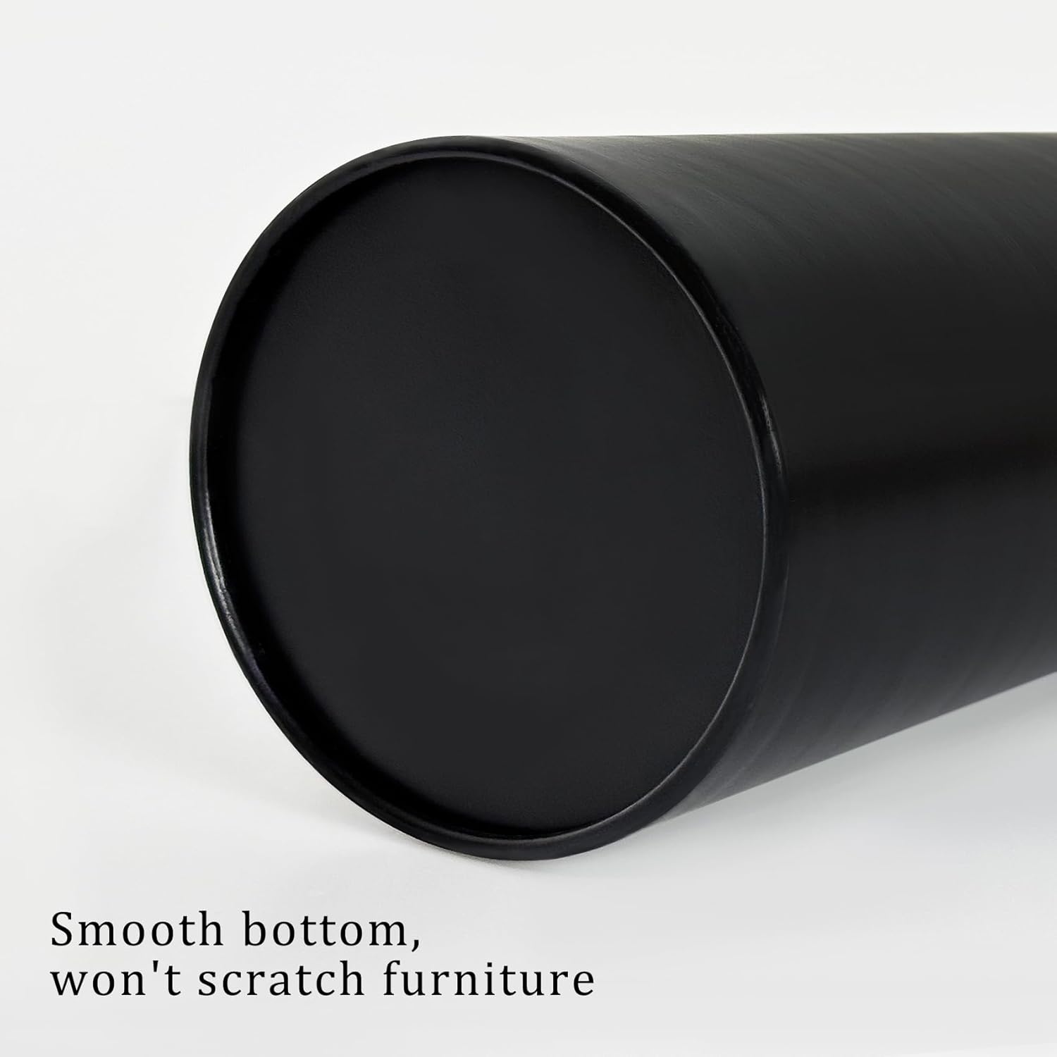 Matt Black 10.67" Metal Cylinder Flower/Plants Vase for Office Desk Book/Bathroom Shelf, Vintage Retro Decor Aesthetic for Entry Coffee Table, Halloween Bookshelf Housewarming Decoration Centerpieces