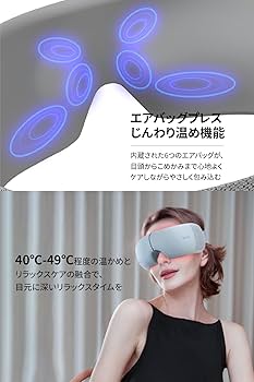 Amazon | breo アイウォーマー ホットアイマスク 充電式 エア