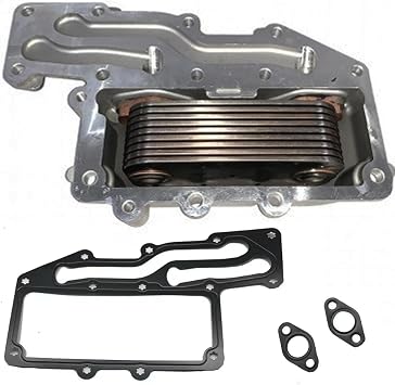4134W001 4134W025 Oil Cooler compatible with Perkins Engine 1104A-44 1104C-44 1104C-44T 1104C-E44 1104D-44