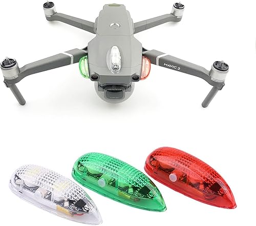 Miniatura 2 de NC LED Flash luces nocturnas estroboscópicas piezas de actualización DIY multicentelleo modos Kit para DJI Mavic Pro/Aire/Spark/2 Pro/Zoom/Mini Drone