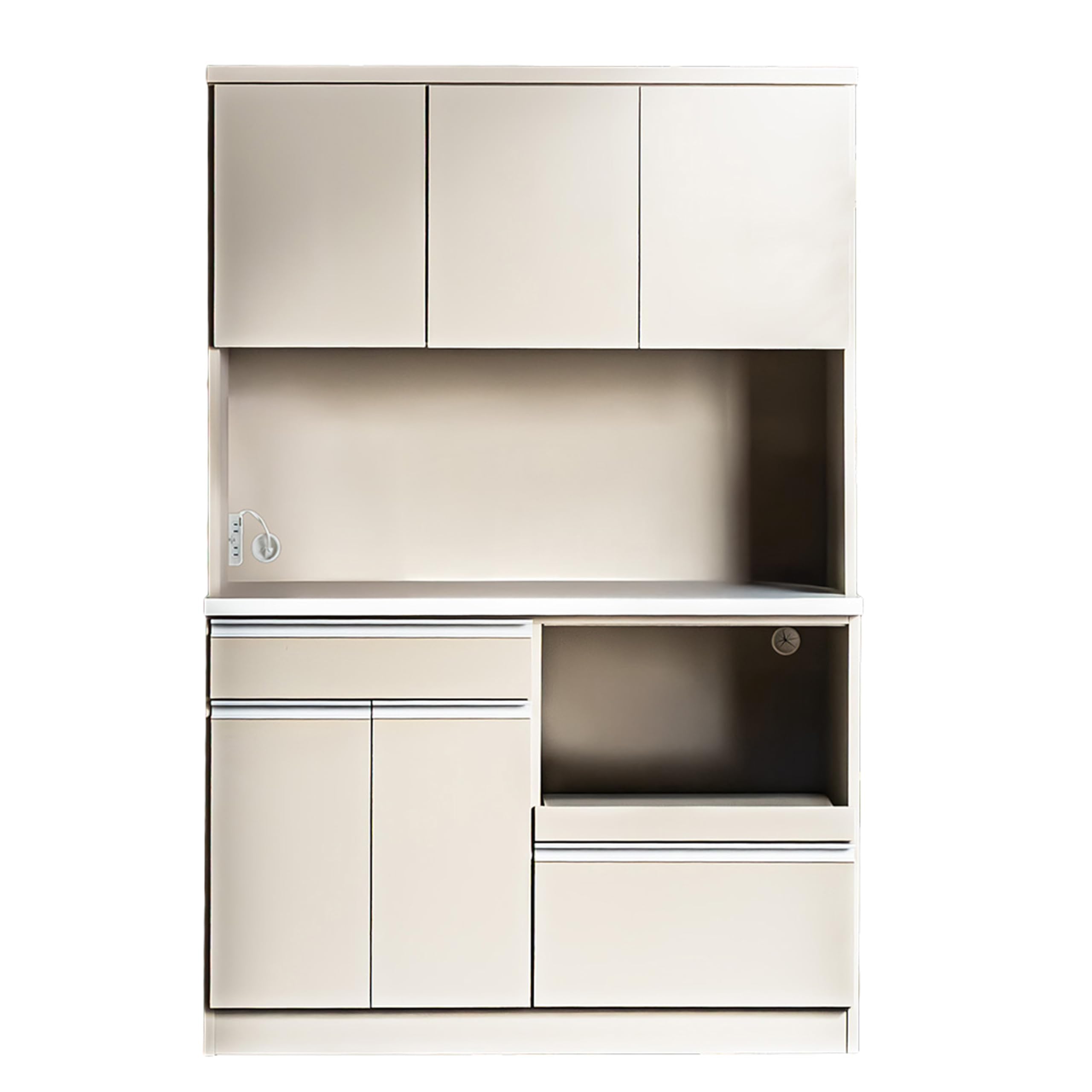 Amazon｜Pure Luxe キッチンボード 120cm 食器棚 収納 キッチン モイス