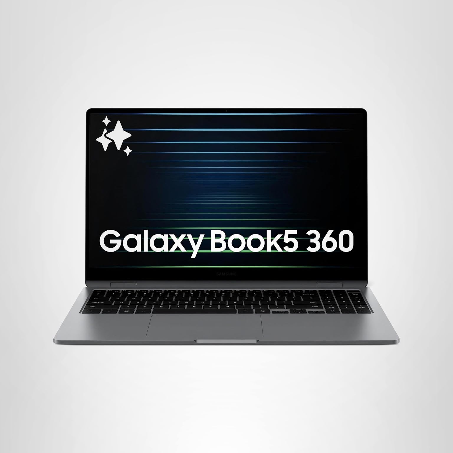 Samsung 16” Galaxy Book5 Pro 360 Copilot+ PC, AI Computer, Intel Core 7 Ultra Processor, 3K AMOLED (2880x1800) Touchscreen, S Pen,120Hz, Dolby Atmos, Student Laptop, Lightweight, All-Day Battery Life: Intel Processor 15.6 inch PC Gray