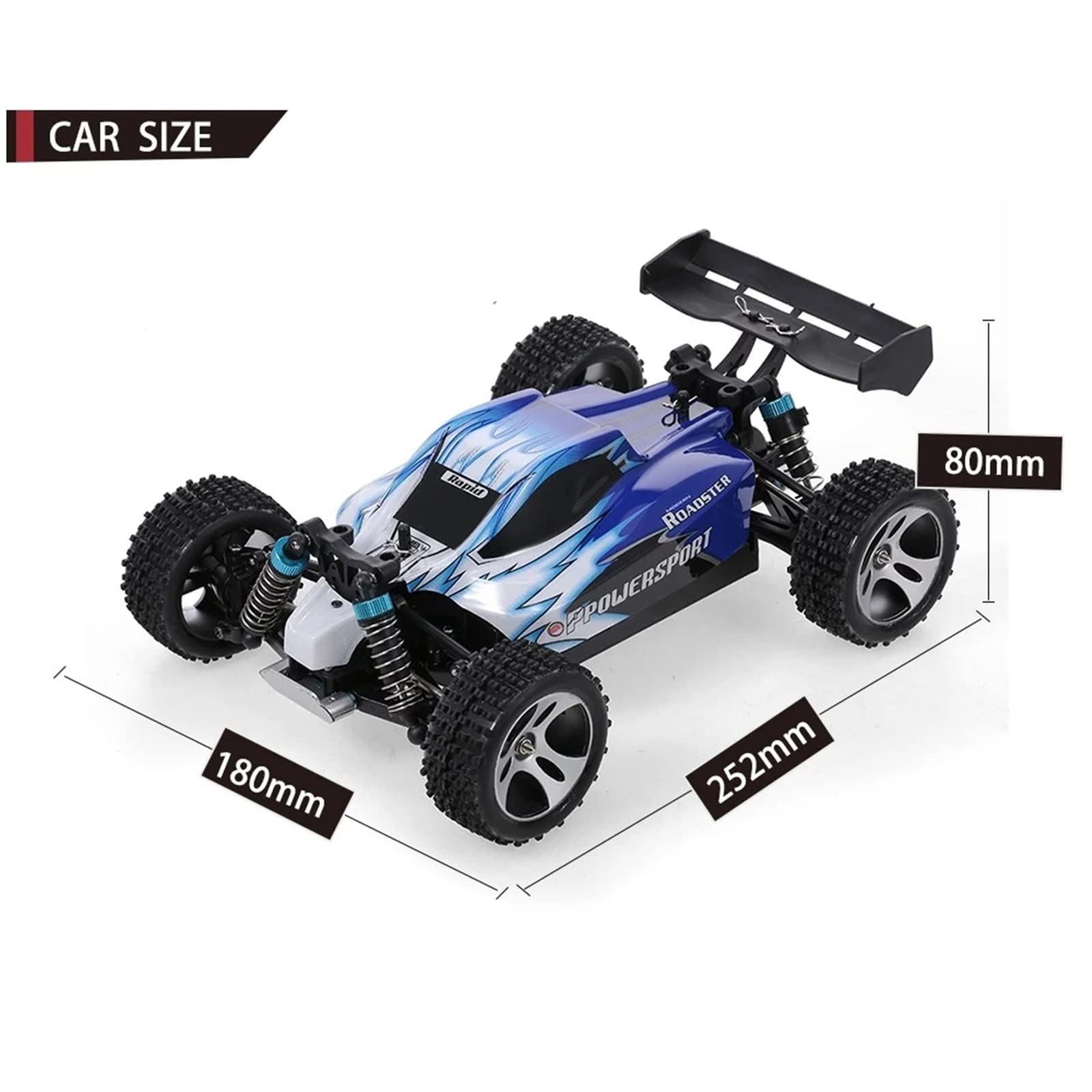 Amazon.co.jp: ラジコンカー 1:18 2.4GHzオフロード RCトラック4WD