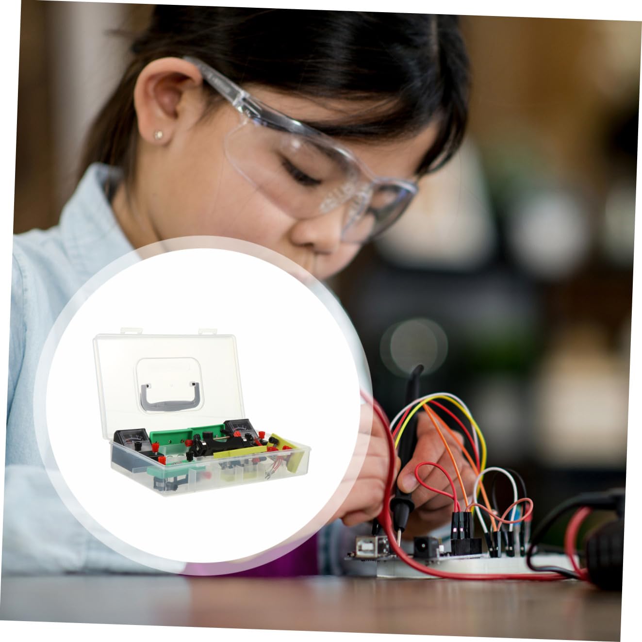 Kit de Aprendizaje de Electricidad PVC para Experimentos de Física