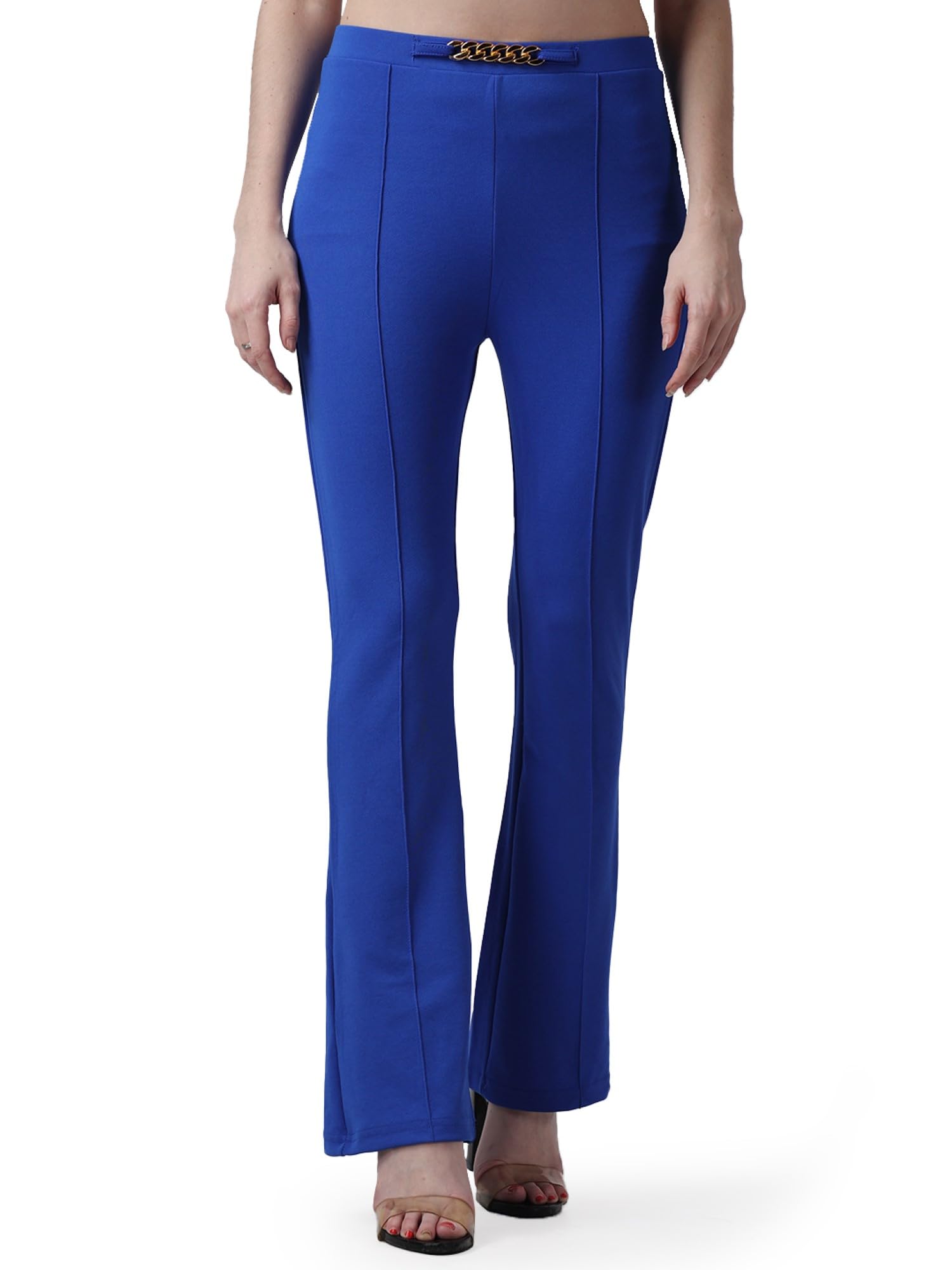 popwings Casual Regular Fit Solid Trousers for Women || Pull On Straight Leg Women Trouser for Summer || Stylish Western Long Trouser for Women-picture-48