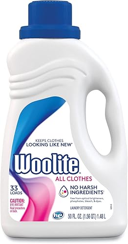 Woolite suave ciclo de lavado líquido detergente de lavandería, Sparkling Falls Scent, 50Oz25cargas (Pack de 6)