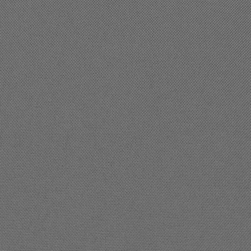 vidaXL Lot de 4 Oreillers d'Extérieur, Cousins de Balcon, Oreillers de Sièges, Décoration de Patio Jardinage Jardin Terrasse, Gris