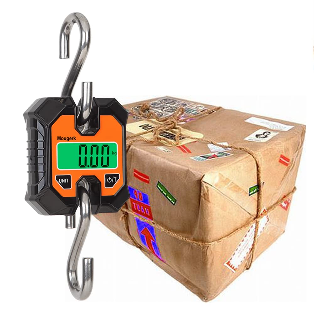 Báscula digital colgante portátil resistente grúa báscula 100 kg 200 libras 2 pilas AAA (no incluidas)