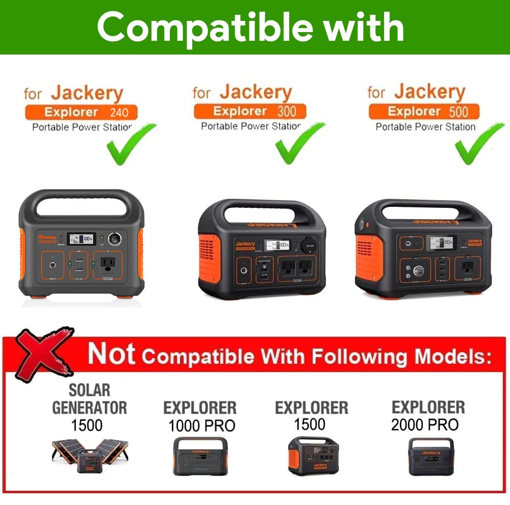 TAIFU 24V Netzteil für Jackery Portable Power Station Explorer 500 E300 E550 Solargenerator GRECELL Anker 288Wh 293Wh 518Wh 550Wh Lithium LiFePO4 Batterieladegerät
