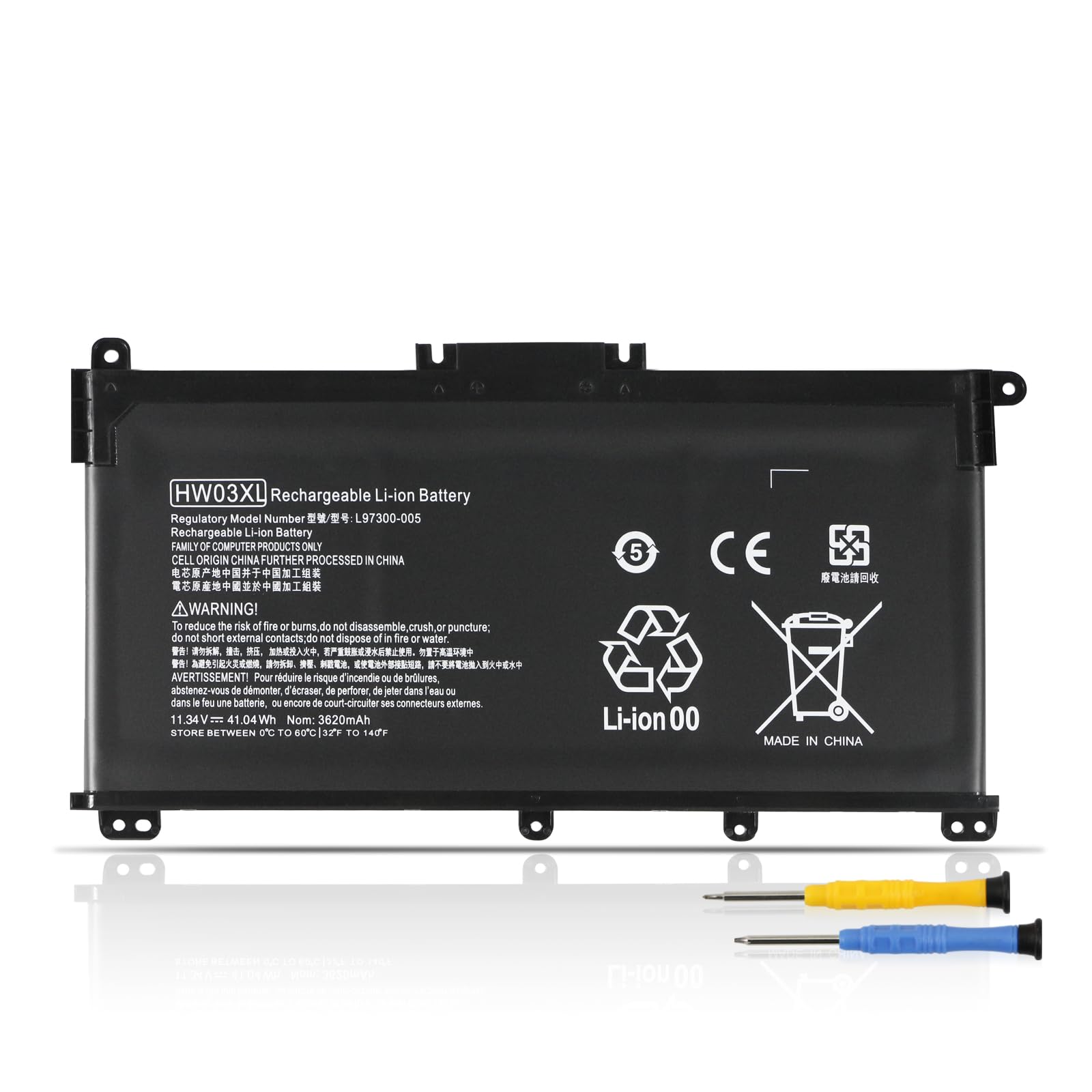 Amazon.com: HW03XL L97300-005 Battery for HP Pavilion 15-EG 15-EH