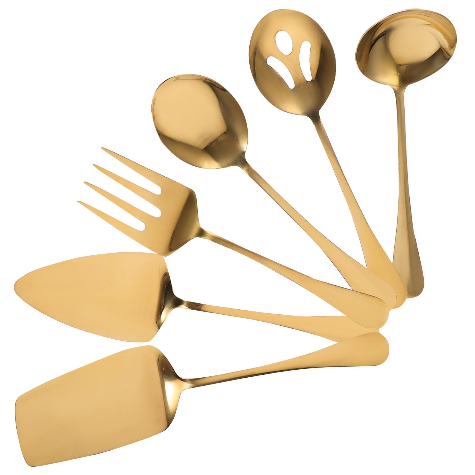 Juego Cubertería Servicio Acero Inoxidable 6 Piezas Diseño Ergonómico