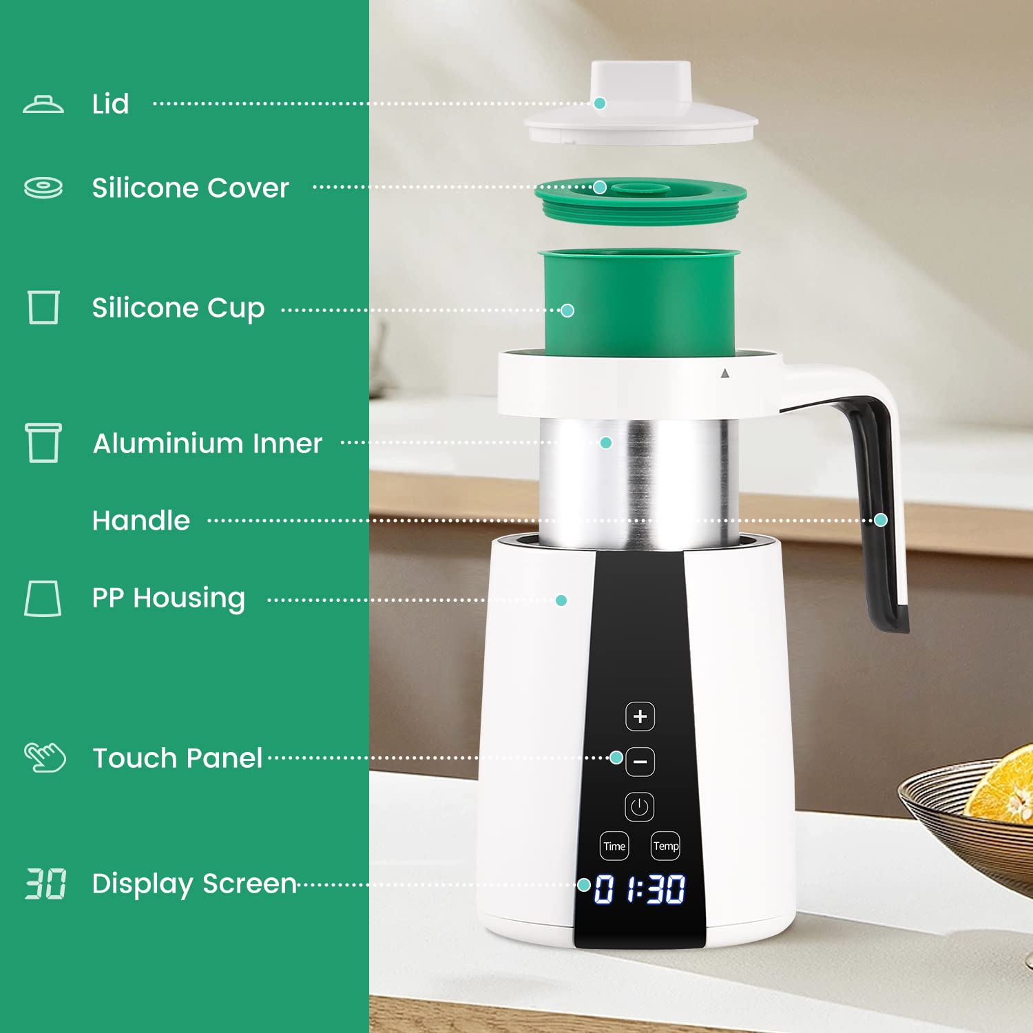 Huanyu Decarboxylator Kräuteröl-Infusionsmaschine Kräuterbutter-Maschine Kräuter-Decarboxylator Infusor