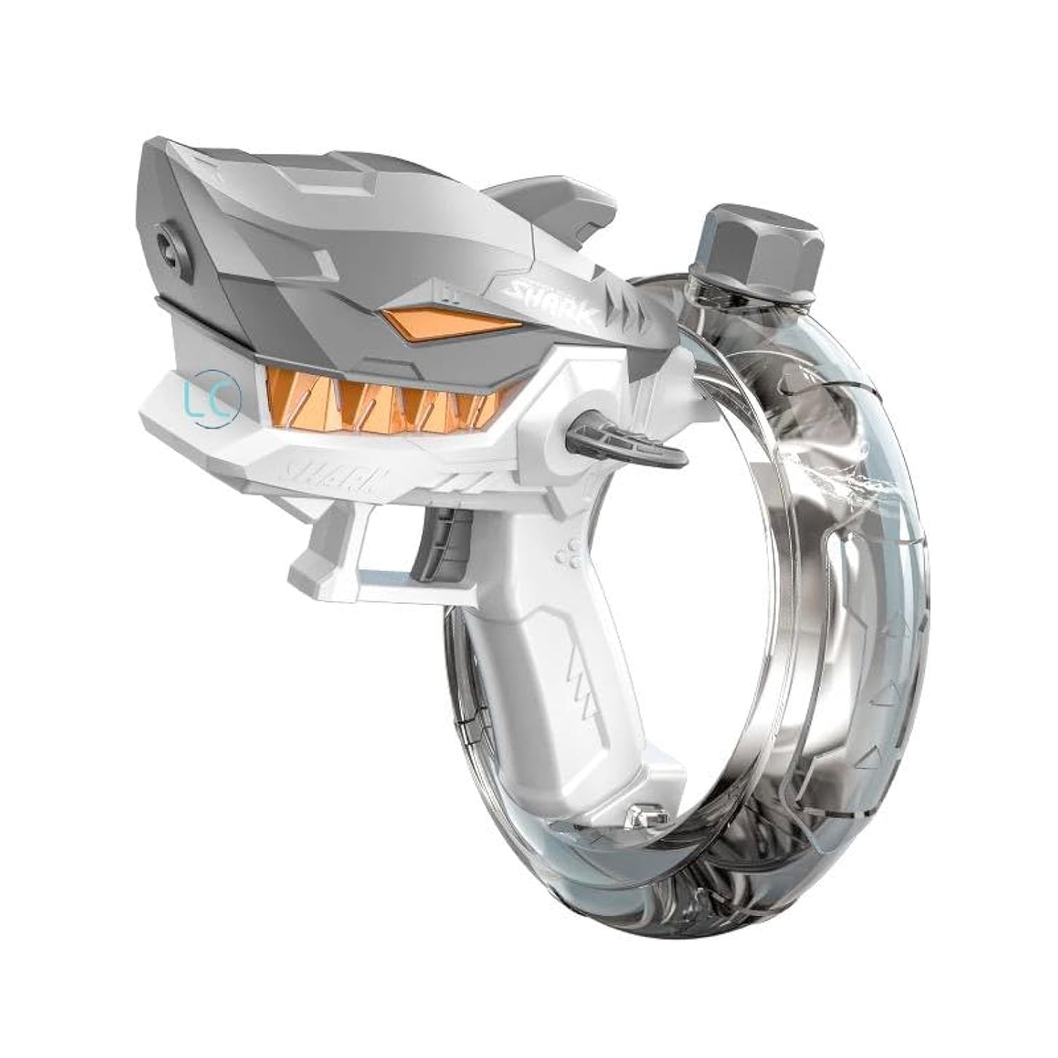 Electric Shark Water Gun 3 Batteries High Pressure Automatic Long Range Powerful Water Gun Summer Toy For Kids And Adults Super Fun And Trendy Large Capacity Squirt Water Gun (Gray)