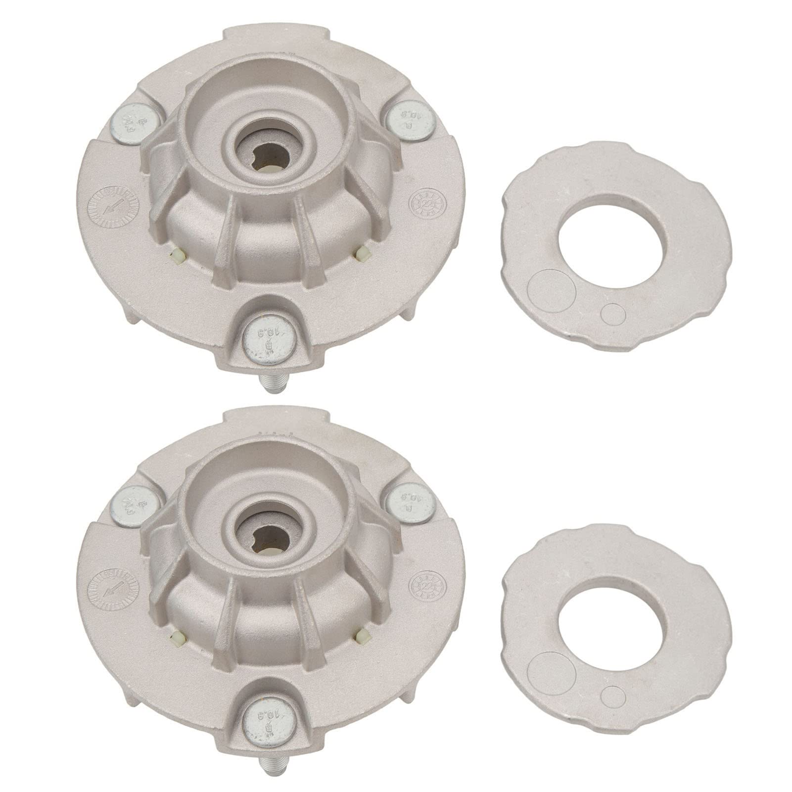 Akozon 99733306101 Mocowanie Amortyzatora Tylnego Zawieszenia dla 911 2005-2013 Redukcja drgań Lewy Prawy para Stop Aluminium i Guma o Wysokiej Wytrzymałości