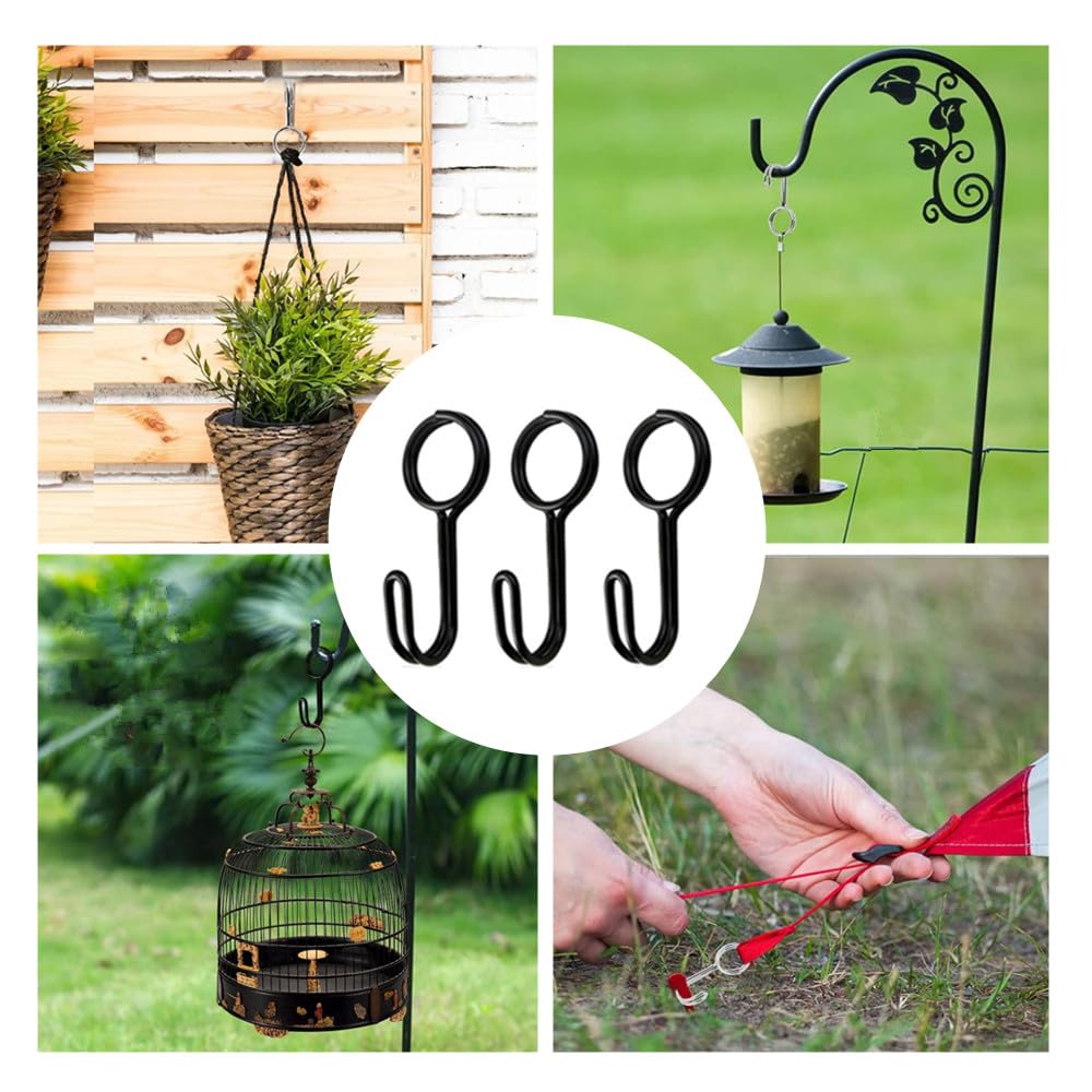 120 Ganci A S Neri Piccoli - Gancio Metallico Per Artigianato, Gioielli, Decorazioni - Foto 5