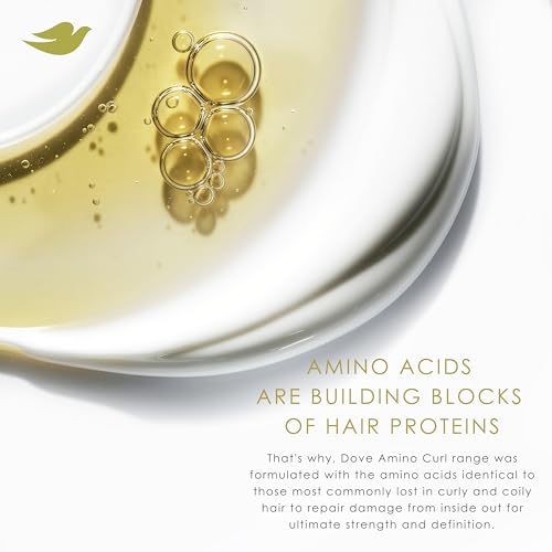 Unilever Dove Shampoo, Conditioner, & Mask Amino Curl Regimen Pack 4 Pk for Curly, Coily Hair with Bio-Protein Care Technology + Amino & Jojoba Oil