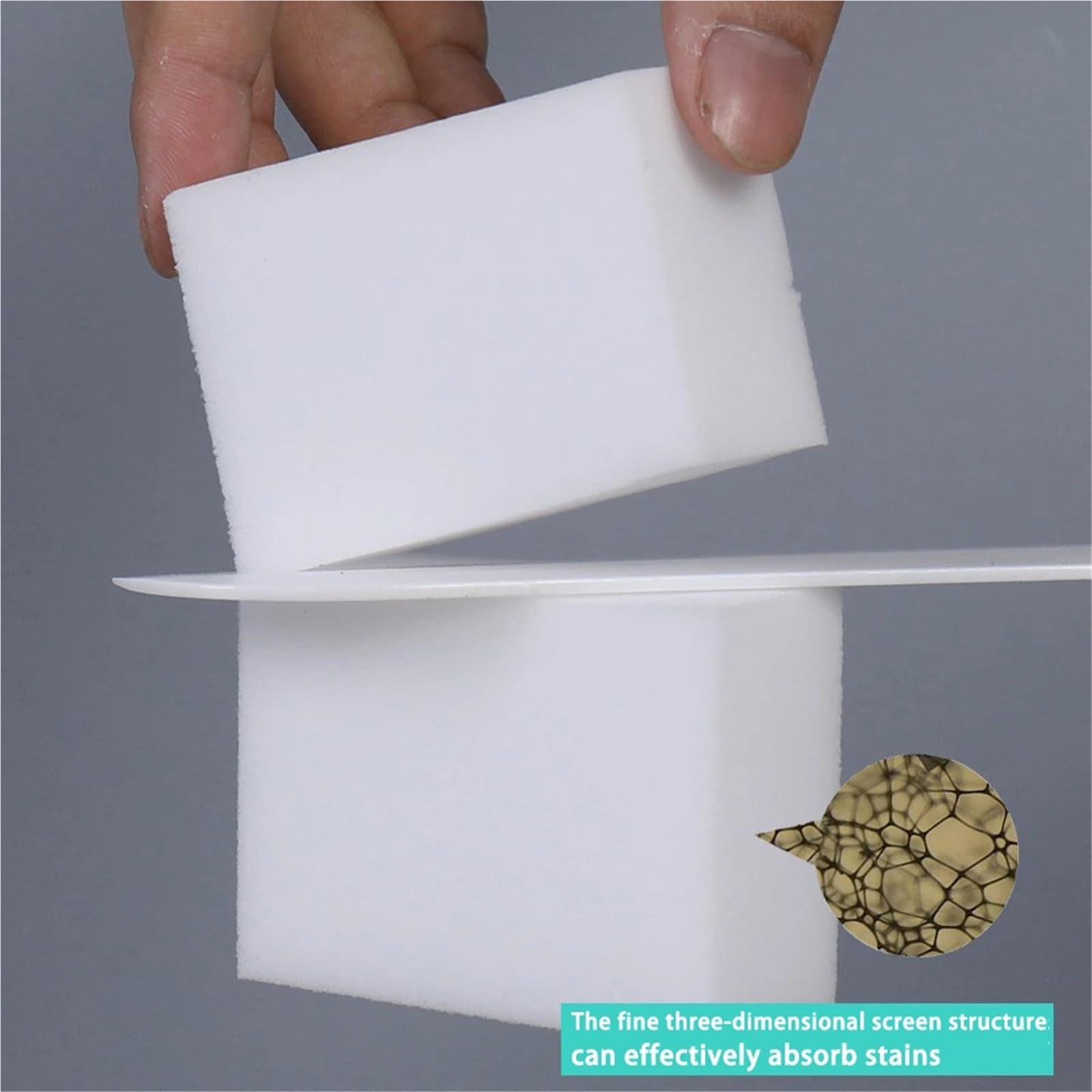 Schwammgummi 20 Stück/60 Stück/100 Stück Schwamm Magic Eraser Reinigungsschwämme for Küchen- und Badezimmerwerkzeuge(100pcs)