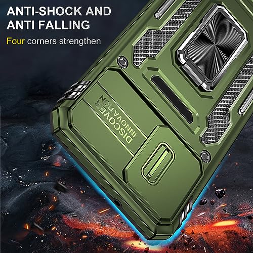 Coque antichoc Moto E13 avec protège-objectif coulissant anti-rayures