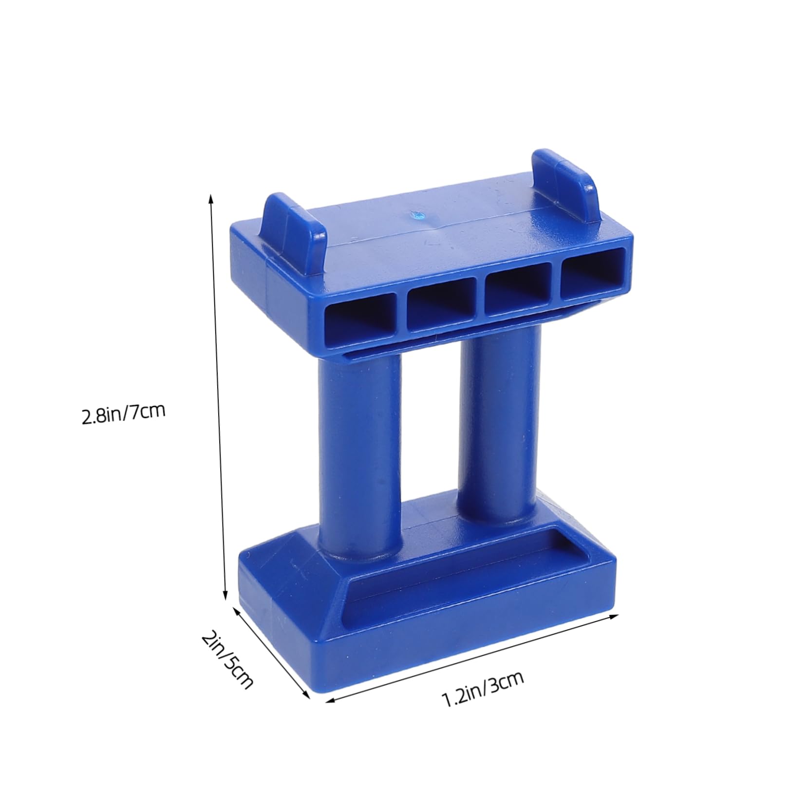 Totority 6 Bridge Stackable Track Bridge Supports Multi-Level Riser Set for Wooden Toy Train Tracks