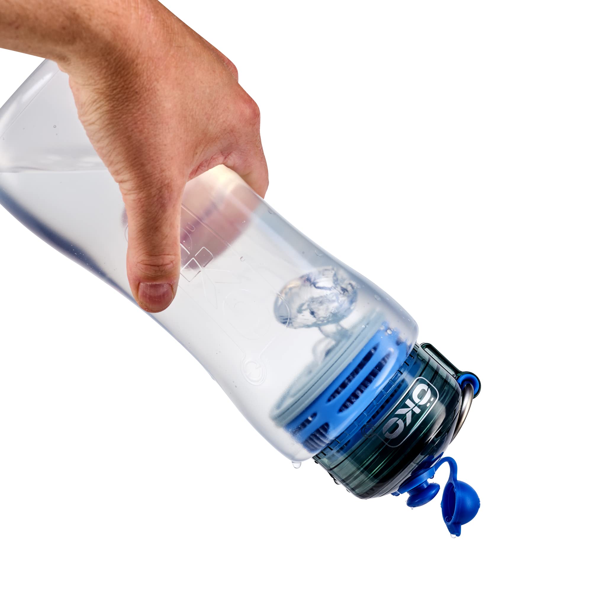 OKO H2O Flacone di filtrazione da 1 L per cloro, piombo, micro plastica e altri contaminanti
