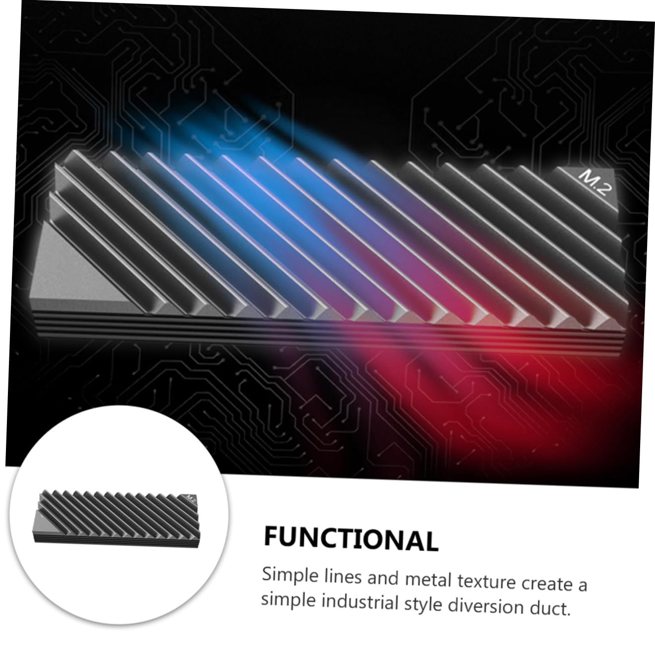 HEMOTON 4pezzi Dissipatore Per Ssd Dissipatore Termico Pad Silikonico Per Evitare Surriscaldamento Industriale e