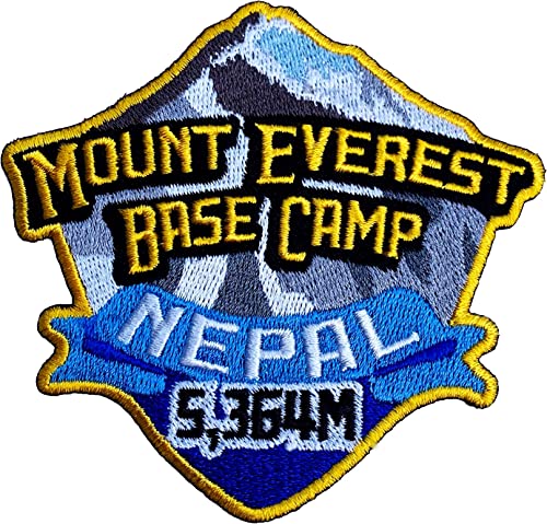 Mount Everest Base Camp Nepal Iron on Patch / 3.5 Inch...